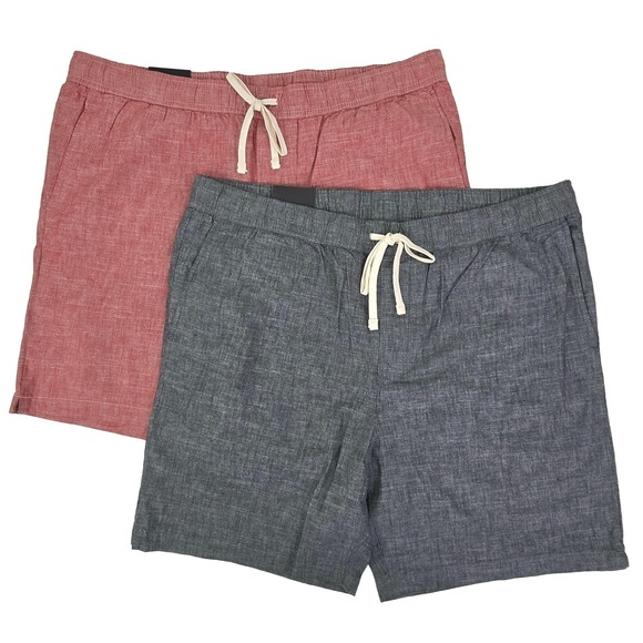 Banana Republic Deck Shorts Men's XL Red + Black 8